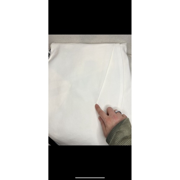 NWOT Lulus Drinks On Me White Sleeveless Pleated Bodycon Dress Size XS - Picture 13 of 14